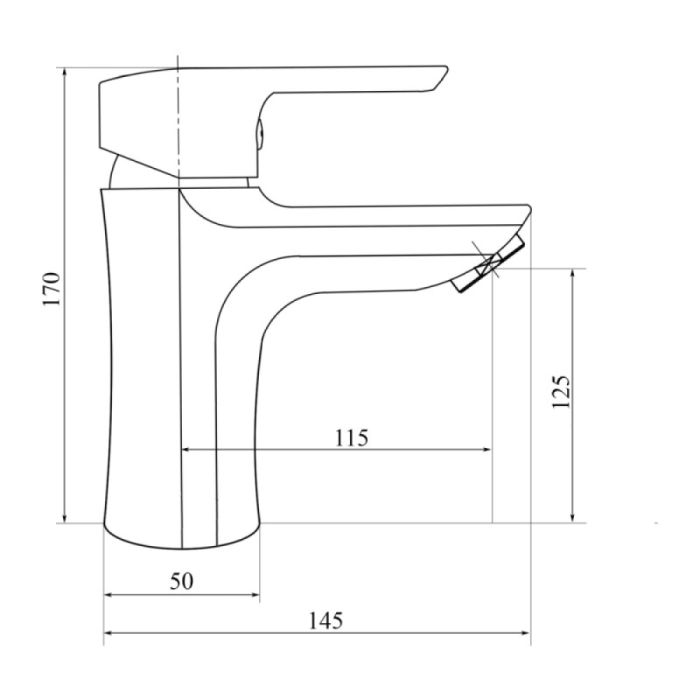 Смеситель для раковины Brinex 35B 001