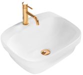 Раковина врезная Rea Marika 500х430х155 белый