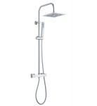 Душевая система с термостатом Invena Svart хром