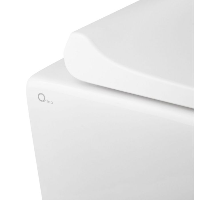 Унитаз подвесной Qtap Tern безобедочный с сиденьем Soft-close QT1733052ERW
