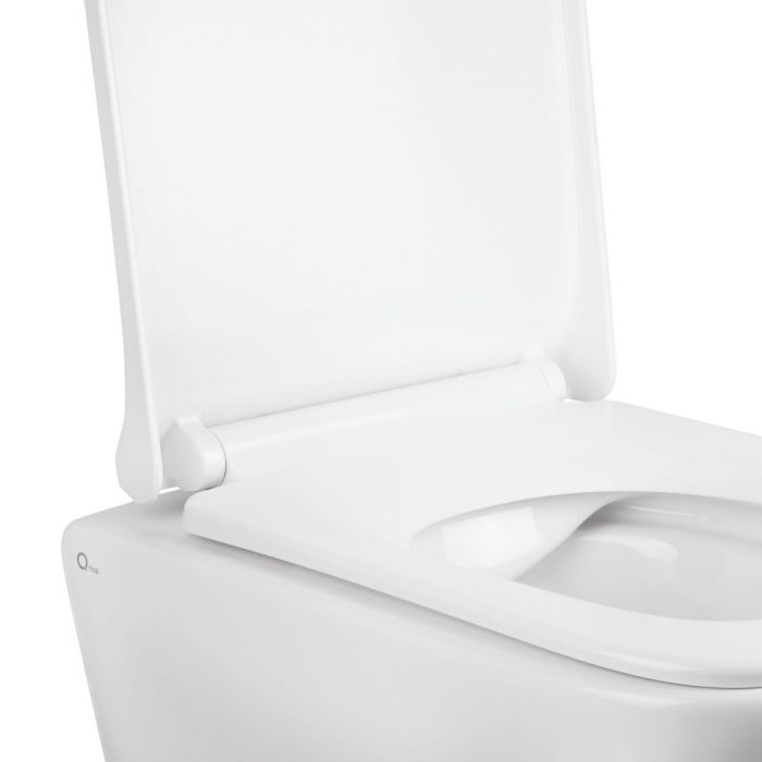 Унитаз подвесной Qtap Tern безобедочный с сиденьем Soft-close QT1733052ERW
