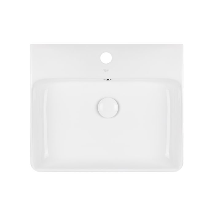 Раковина Qtap Nando 500х420х130 White с донным клапаном QT1211K404AW