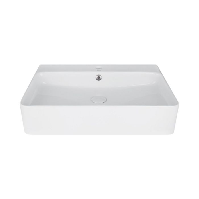 Раковина Qtap Nando 600х420х130 White с донным клапаном QT1211K404W