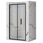 Душові двері Rea Rapid Fold 80 чорний матовий