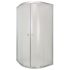 Душова кабіна напівкругла Invena Vitoria 80х80 сатин AK-49-186