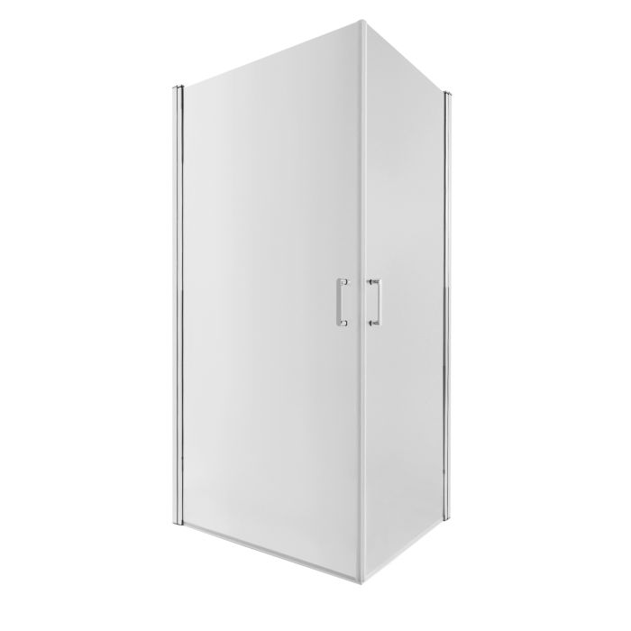Душевая кабина Qtap Gemini CRM1099SC6 90х90 см, стекло Clear 6 мм, CalcLess, без поддона