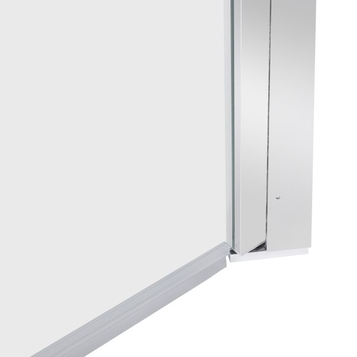 Душевая кабина Qtap Gemini CRM1099SC6 90х90 см, стекло Clear 6 мм, CalcLess, без поддона