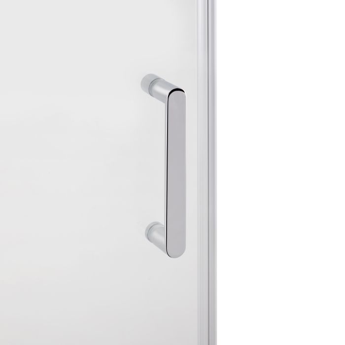 Душевая кабина Qtap Gemini CRM1018RC6 100х80 см, стекло Clear 6 мм, CalcLess, без поддона