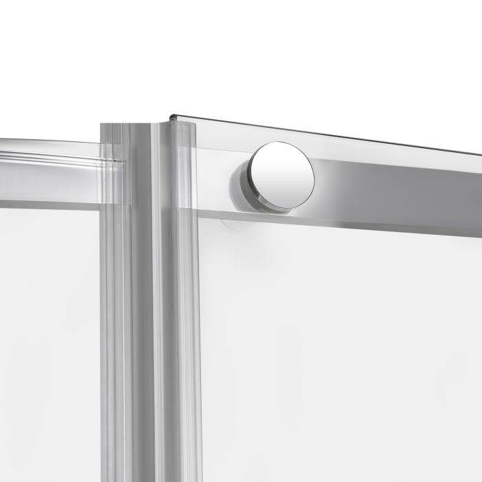 Душевая кабина Qtap Virgo CRM1099AC8 90х90 см, стекло Clear 8 мм покрытие CalcLess, без поддона