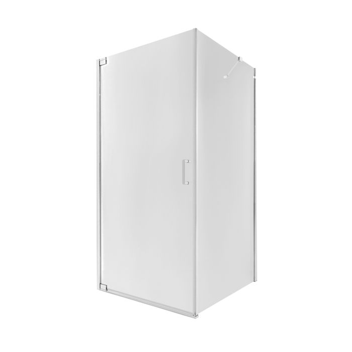 Душова кабіна Qtap Aquarius CRM1099SC6 90х90 см, скло Clear 6 мм, CalcLess, без піддона