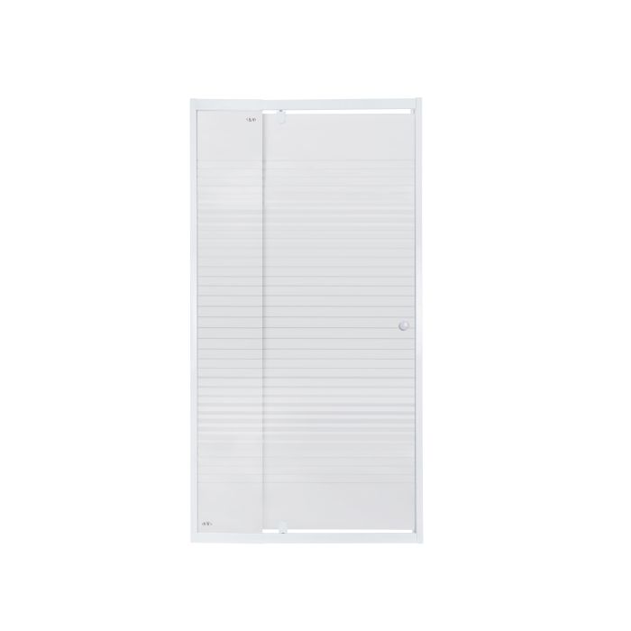 Душевые двери Qtap Pisces WHI208-9.CP5 79-92х185 см, стекло Pattern 5 мм