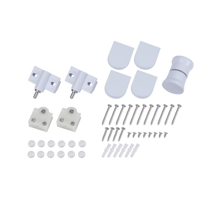Душевые двери Qtap Pisces WHI208-9.CP5 79-92х185 см, стекло Pattern 5 мм
