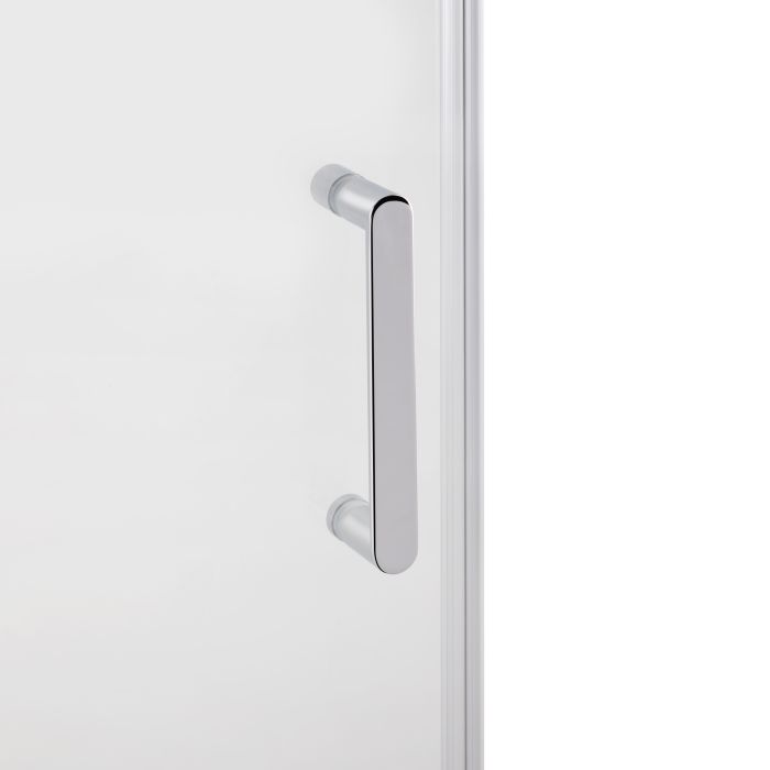 Душевые двери Qtap Taurus CRM201-11.C6 97-108x185 см, стекло Clear 6 мм, покрытие CalcLess