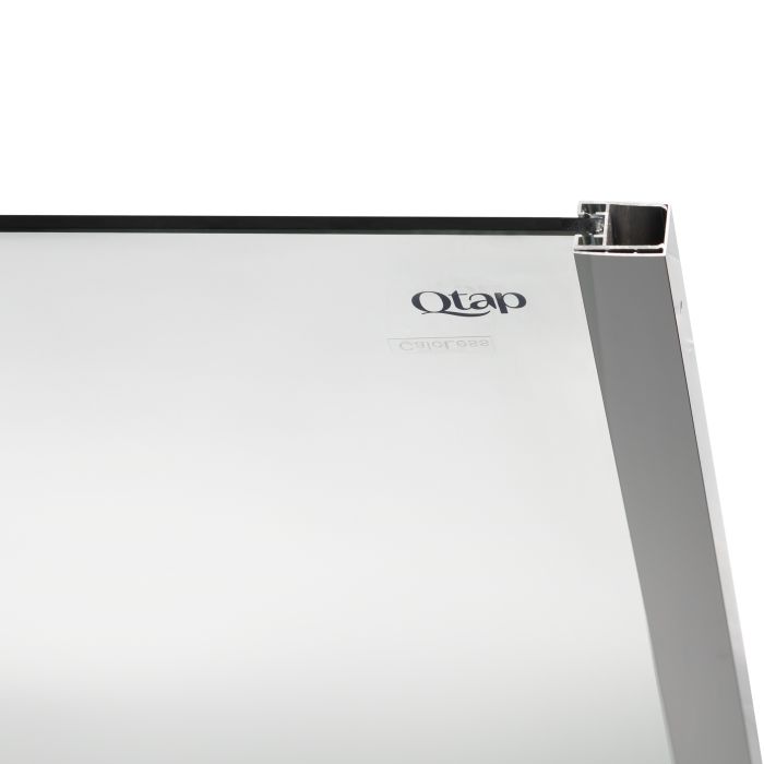 Душевая стенка-перегородка Qtap Walk-In Glide CRM2012.C8 120х190 см, стекло Clear 8 мм, покрытие CalcLess