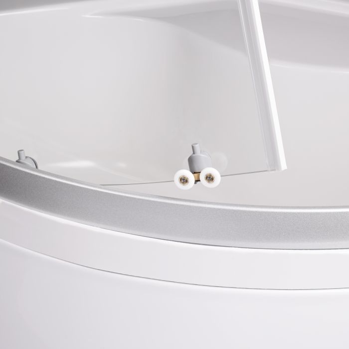 Душевая кабина Lidz Wieza SC80x80.SAT.HIGH.L , стекло Linie 4 мм