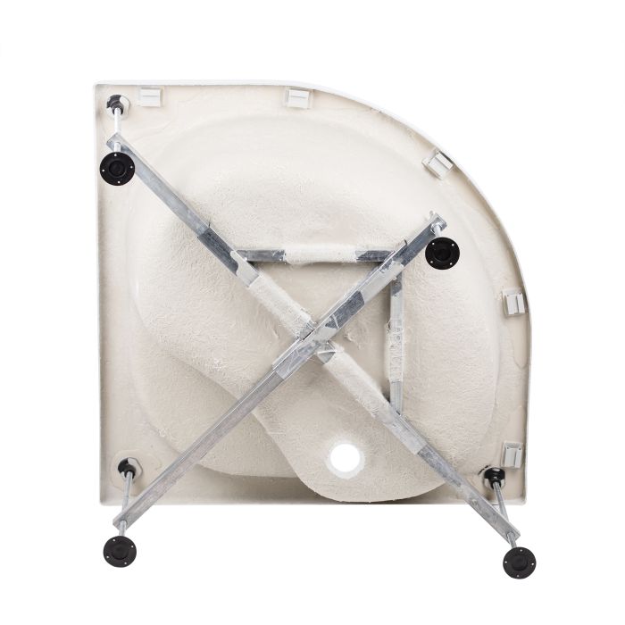 Душевая кабина Lidz Latwa SC80x80.SAT.HIGH.FR, стекло Frost 4 мм