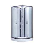 Душевой бокс Lidz Majatek SB90x90.BLA.LOW.TR, стекло прозрачное 5 мм