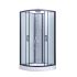 Душовий бокс Lidz Majatek SB90x90.BLA.LOW.TR, скло прозоре 5 мм