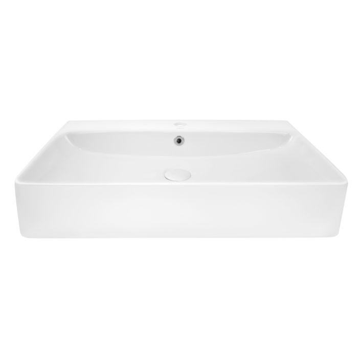 Раковина Qtap Nando 710х425х135 White з донним клапаном QT1211K427W