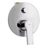 Смеситель скрытого монтажа для душу Qtap Ustek 6216107ODC для двух потребителей