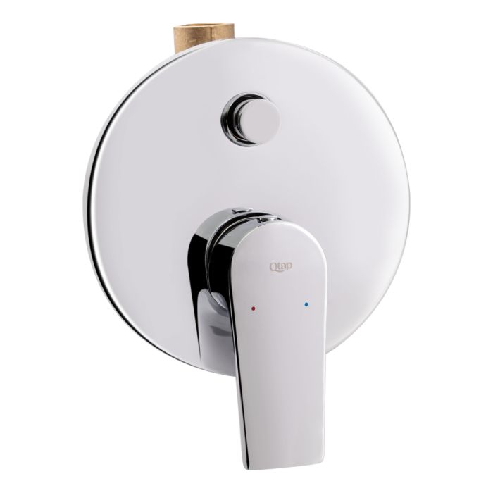 Смеситель скрытого монтажа для душу Qtap Milada 6227107ODC для двух потребителей