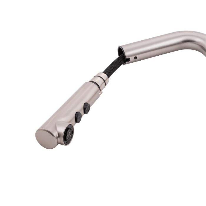 Смеситель для кухни Qtap Janicka 9134103FN с выдвижным изливом