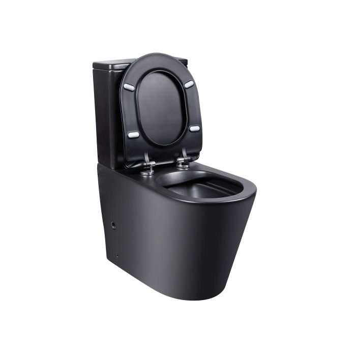 Унитаз-компакт Qtap Scorpio безобедочный с сиденьем Soft-close QT14222125ARMB