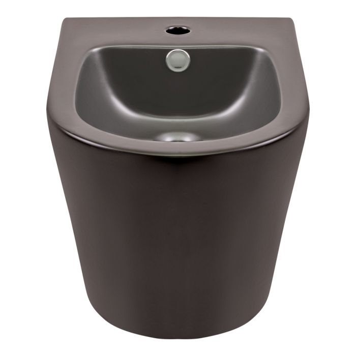 Биде подвесное Qtap Scorpio 515x360x345 Matt black QT1455053FMB