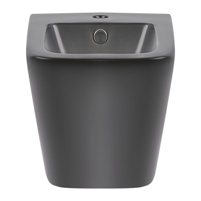 Биде подвесное Qtap Tern 485x345x330 Matt black QT1755052FMB