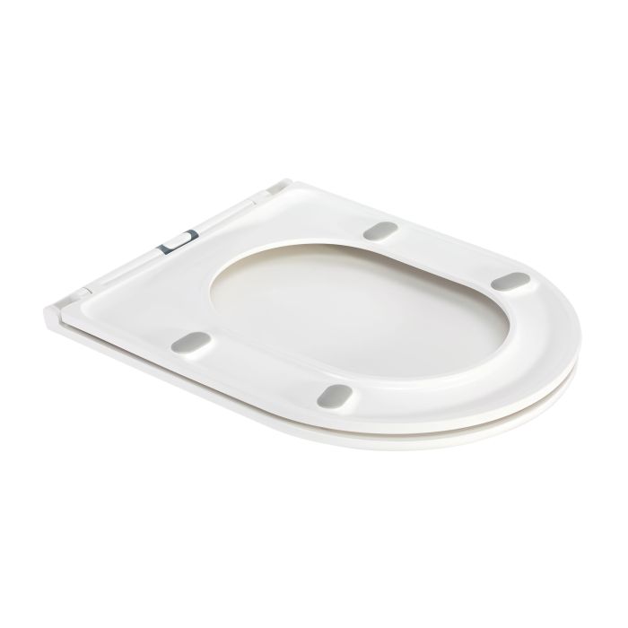 Унитаз-компакт Qtap Robin безобедочный с сиденьем Soft-close QT13222141ARW