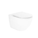 Унитаз подвесной Qtap Robin безобедочный с сиденьем Soft-close QT13332141ERW