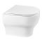 Унітаз підвісний Qtap Aries безобідковий з сідінням Soft-close QT0333063ERW