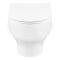 Унітаз підвісний Qtap Aries безобідковий з сідінням Soft-close QT0333063ERW
