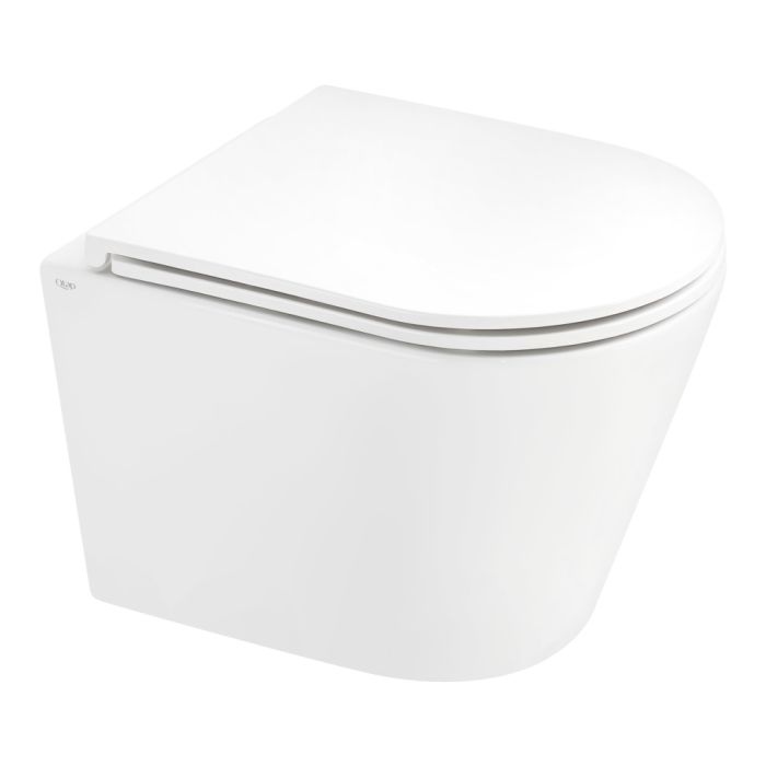 Унитаз подвесной Qtap Scorpio безобедочный с сиденьем Soft-close QT1433053ERW