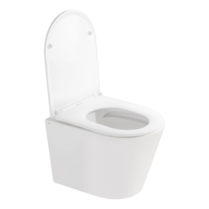 Унитаз подвесной Qtap Scorpio безобедочный с сиденьем Soft-close QT1433053ERW