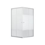 Душевая кабина Lidz Wiezak SC90x90.SAT.LOW.L, стекло Linie, 4мм, без поддона