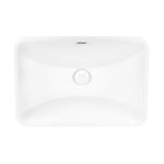 Раковина Qtap Jay 590х400х175 White с донным клапаном QT0711K306W