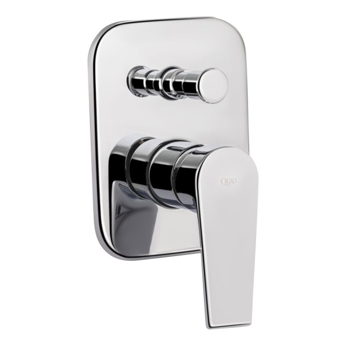 Смеситель скрытого монтажа для душу Qtap Stenava 6245102DC для двух потребителей