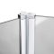 Штора на ванну Lidz Brama SS120x140R.CRM.TR скло прозоре, 6 мм, права