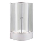 Душевая кабина Lidz Latwa SC80x80.SAT.HIGH.TR, стекло прозрачное 4 мм