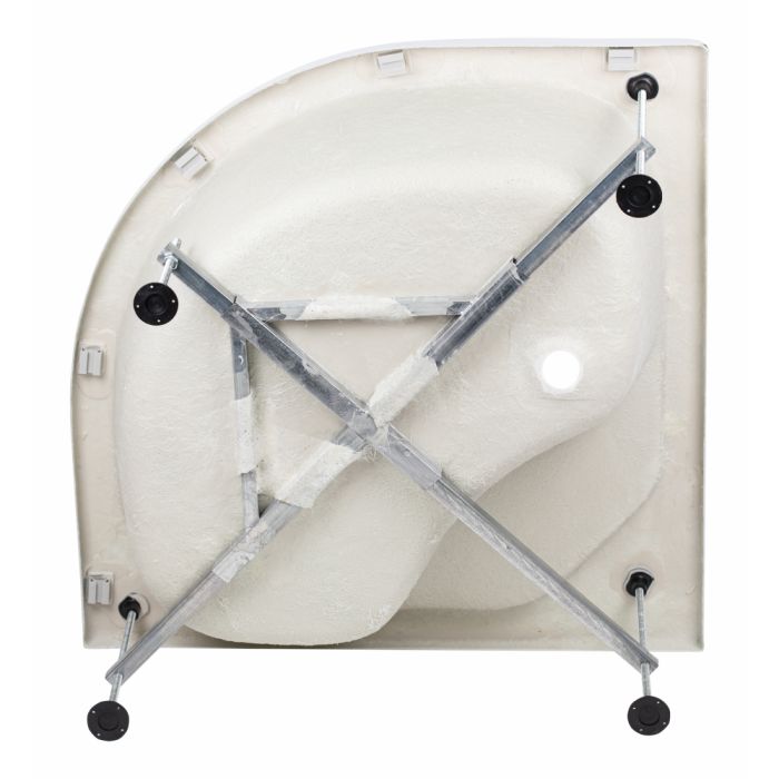 Душевая кабина Lidz Latwa SC90x90.SAT.HIGH.TR, стекло прозрачное 4 мм