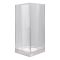 Душевая кабина Lidz Wawel SC90x90.SAT.LOW.TR, стекло прозрачное 4 мм