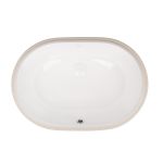 Раковина Qtap Stork 585x395x195 White с донным клапаном QT15116030W