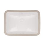 Раковина Qtap Stork 530x370x200 White с донным клапаном QT15116032W