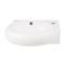 Раковина Qtap Leo 430x290x140 White з донним клапаном QT11115011RW