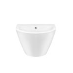 Раковина подвесная моноблок Qtap Swan 521х435х385 White с донным клапаном QT1611005GW