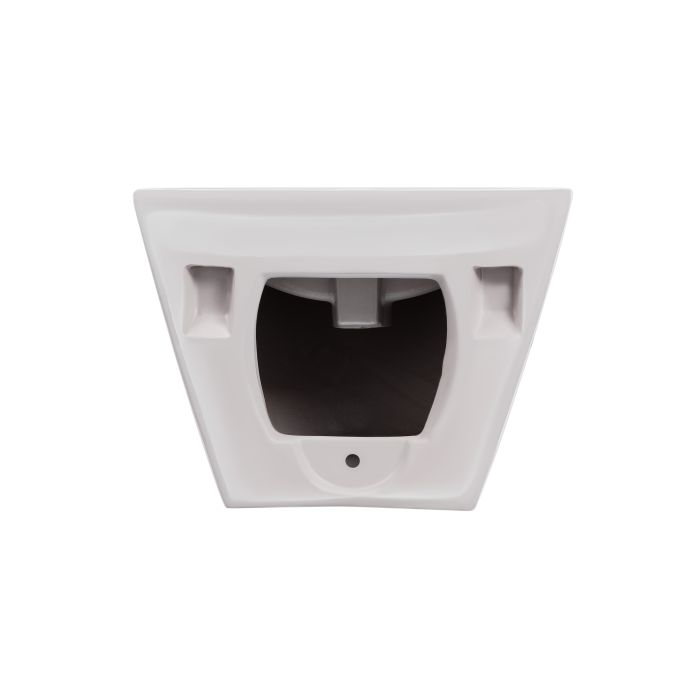 Раковина подвесная моноблок Qtap Swan 521х435х385 White с донным клапаном QT1611005GW