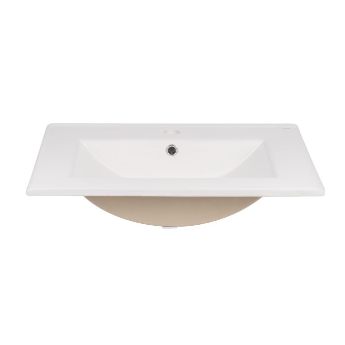 Раковина Qtap Albatross New 600x470x180 White с донным клапаном QT0111750660W