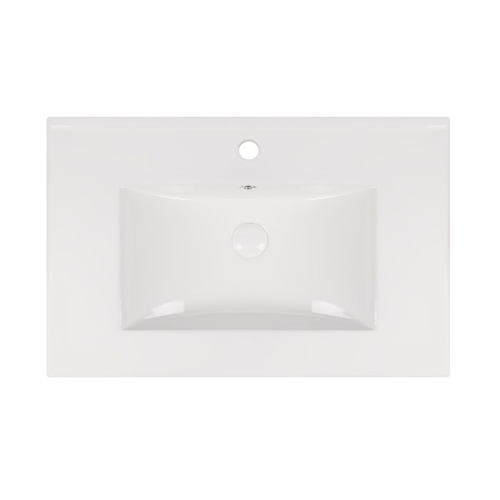 Раковина Qtap Albatross New 710x465x180 White с донным клапаном QT0111750670W