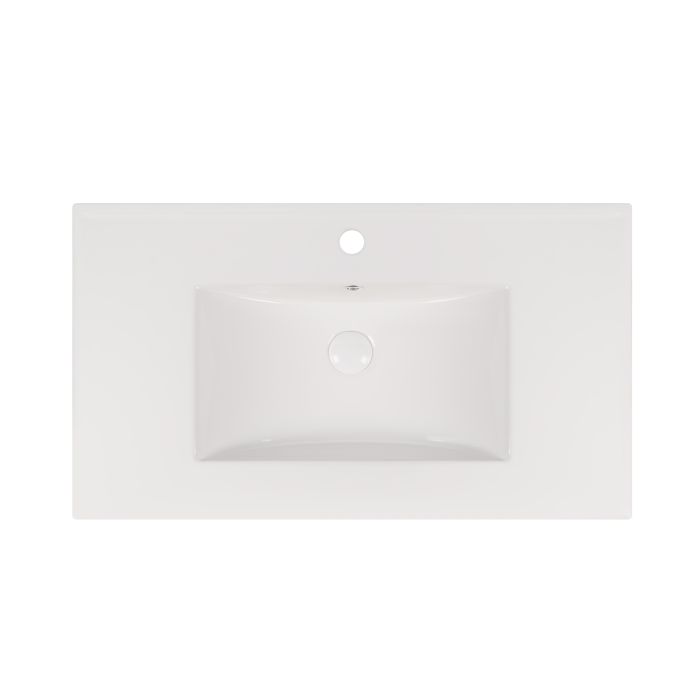 Раковина Qtap Albatross New 810x470x180 White с донным клапаном QT0111750680W